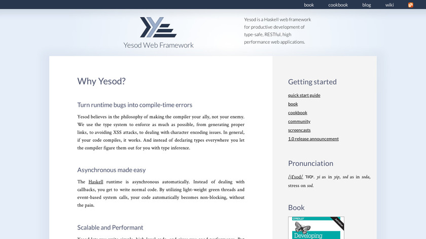 Yesod Landing Page