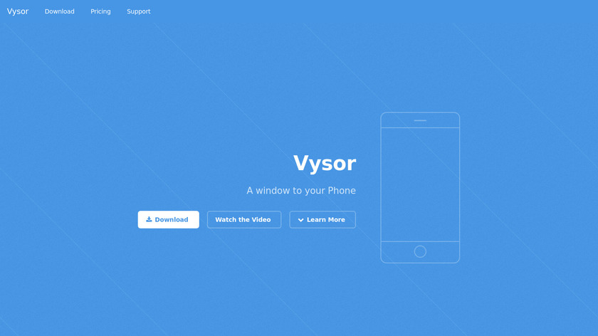 Vysor Landing Page