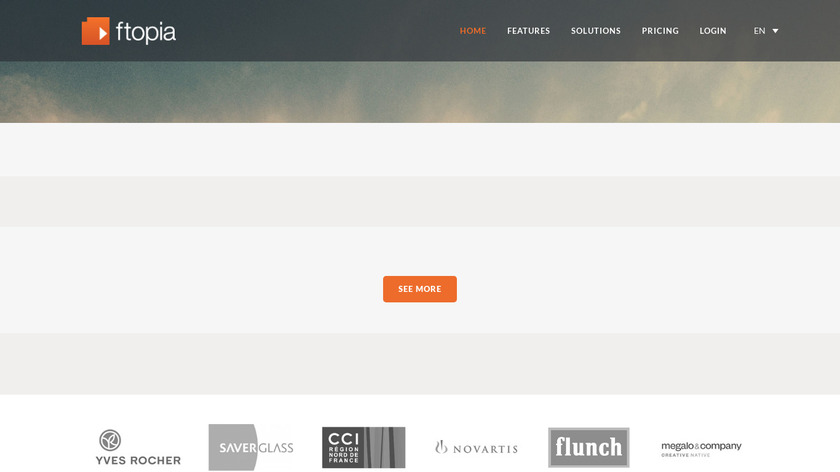 ftopia Landing Page