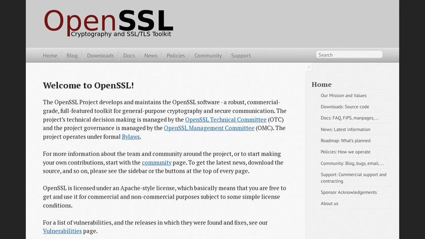 OpenSSL Landing Page