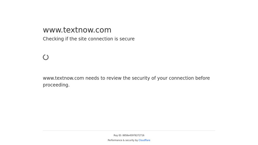 TextNow Landing Page