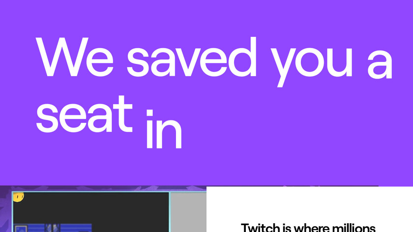 Twitch Landing Page