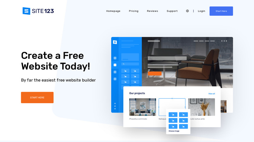 SITE123 Landing Page
