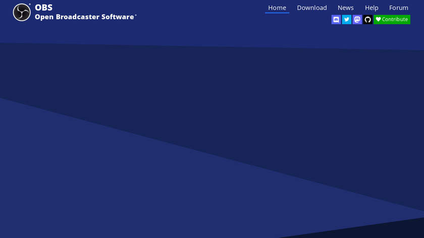 OBS Studio Landing Page
