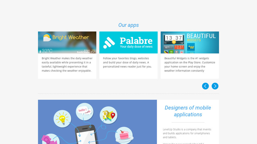 Level Up Studio Landing Page