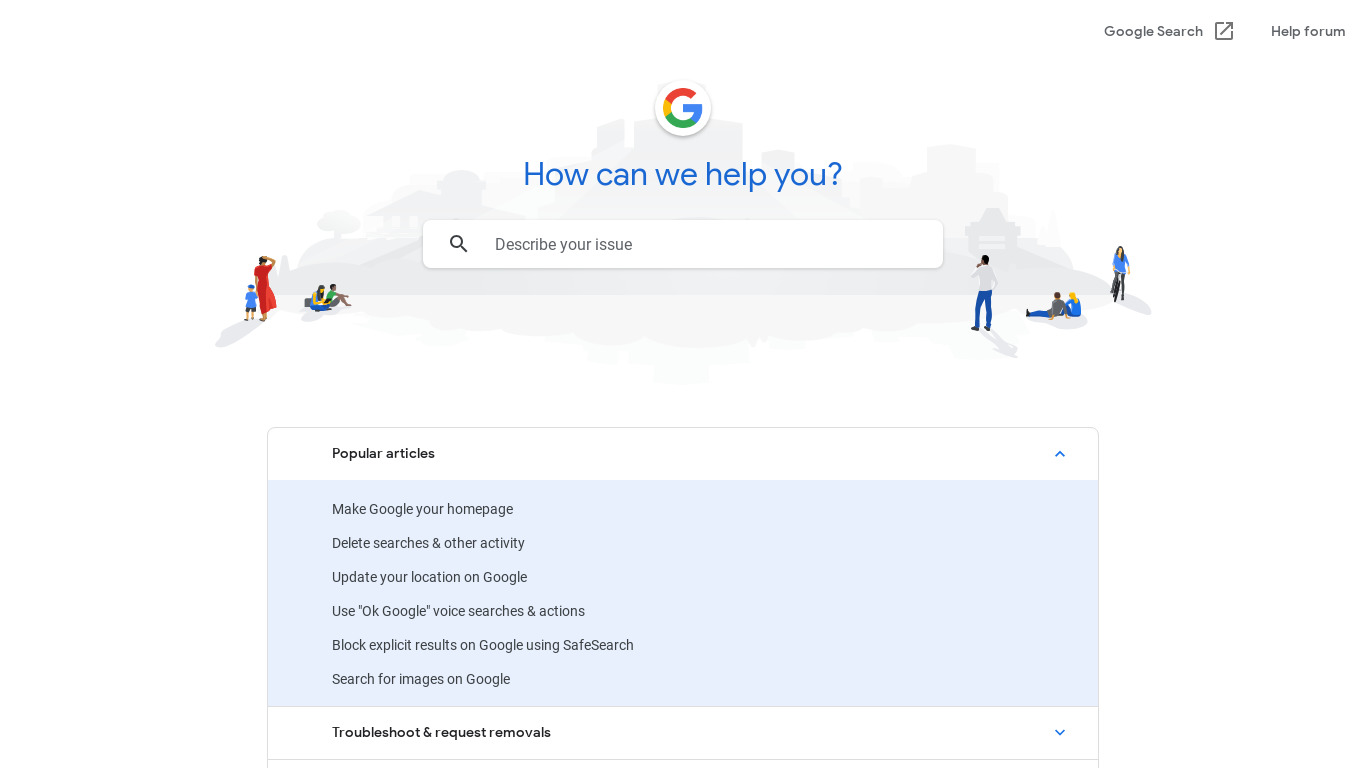 iGoogle Landing page