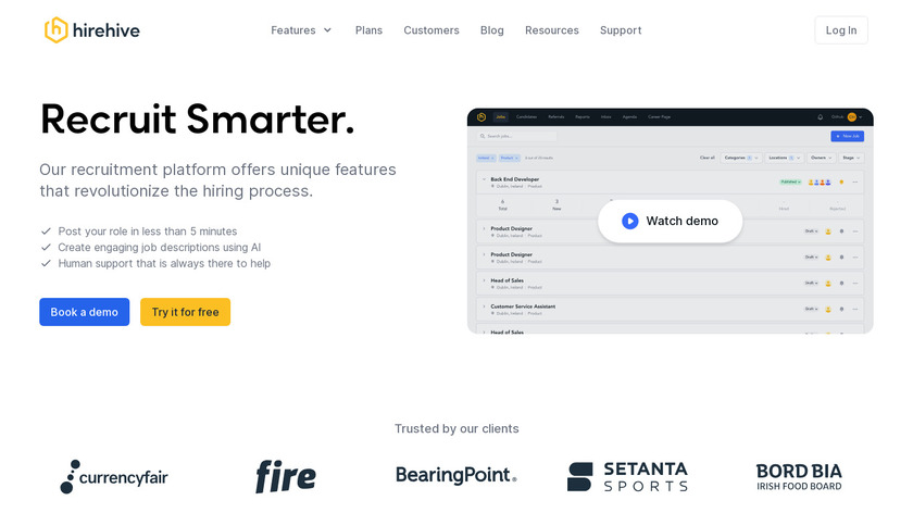 HireHive Landing Page