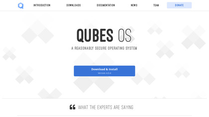 Qubes OS image