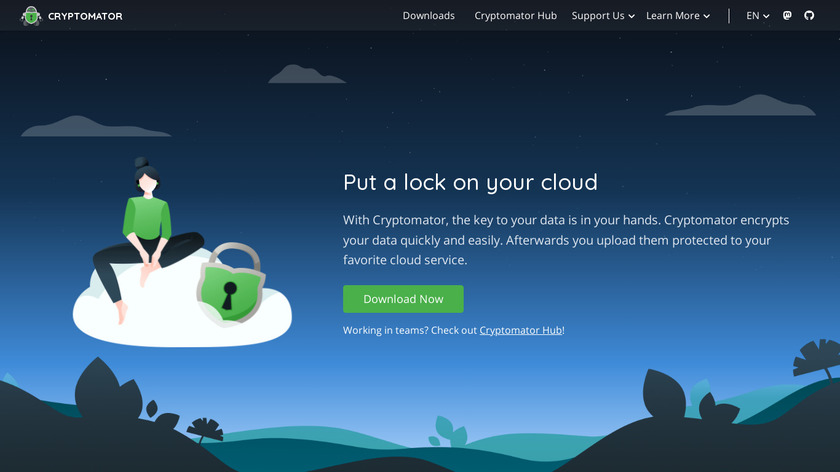Cryptomator Landing Page