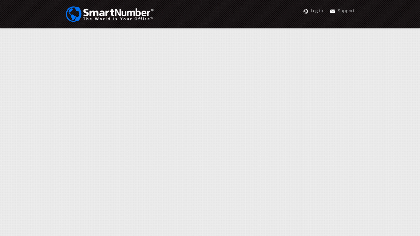 SmartNumber Landing page