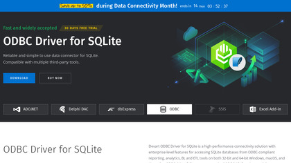 Devart ODBC Driver for SQLite image