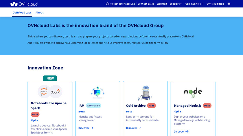 RunAbove Landing Page