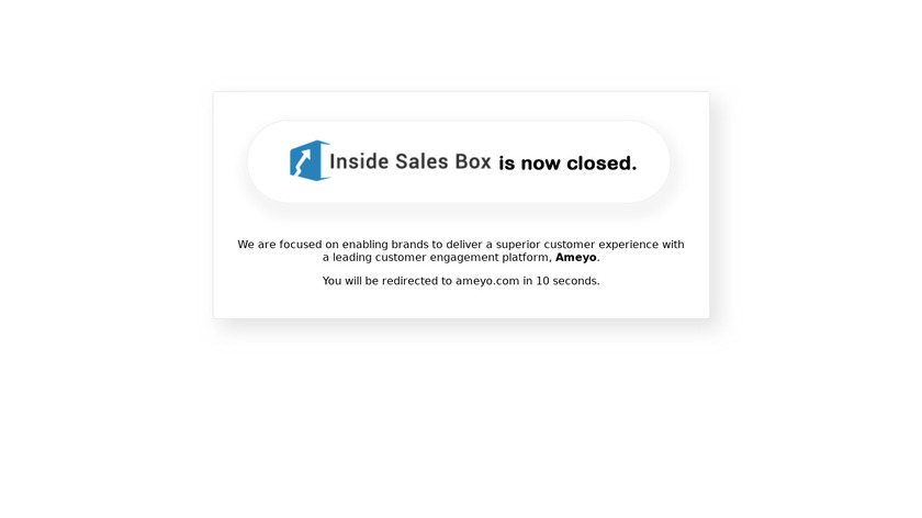 InsideSalesBox Landing Page