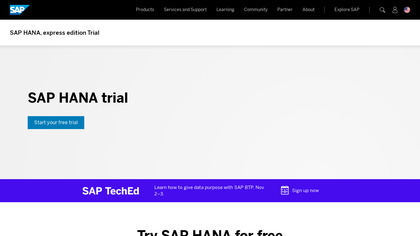 SAP HANA Express Edition image