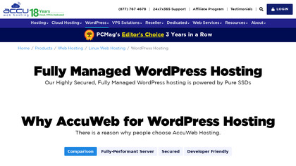 AccuWeb Wordpress Hosting image