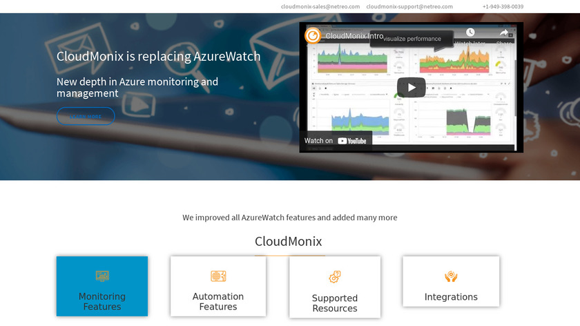 AzureWatch Landing Page