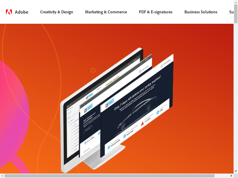 Adobe Experience Manager Forms Landing page