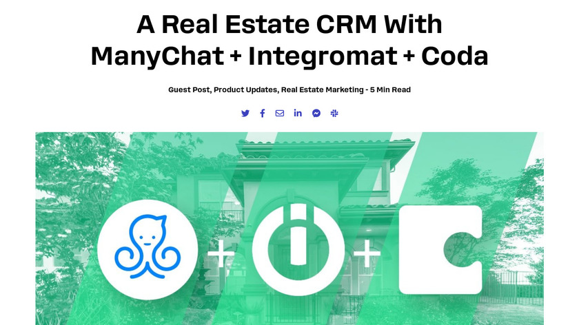 ManyChat Bot For Coda Landing Page