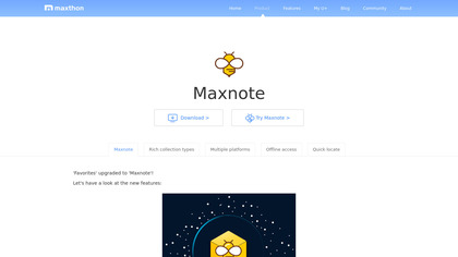 maxthon.com Maxnote image