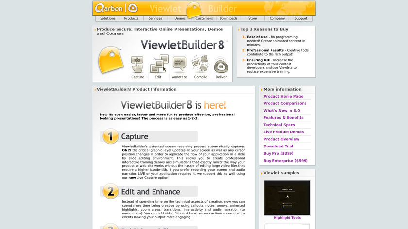 ViewletBuilder Landing Page