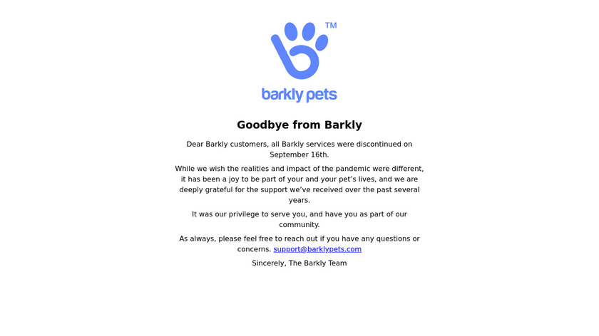 Barkly Landing Page