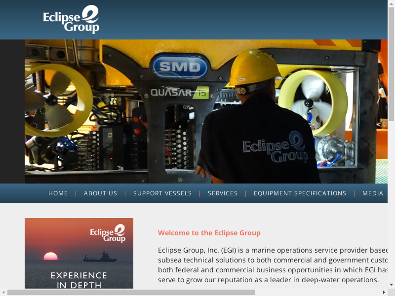 The Eclipse Group Landing page