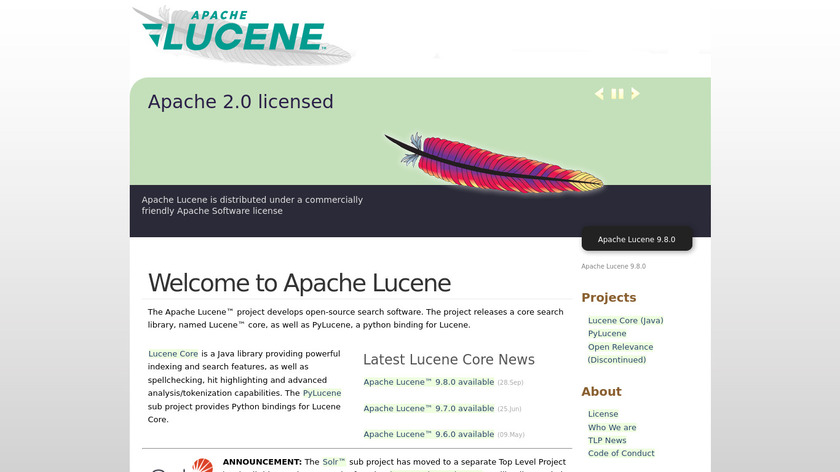 Lucene Landing Page