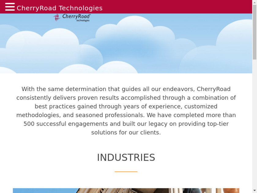 CherryRoad Landing Page