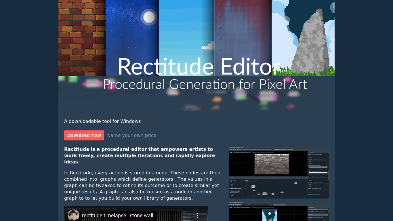 Rectitude Landing page