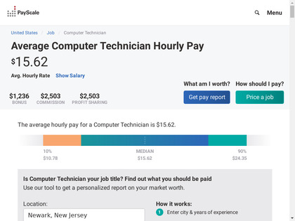 PayScale Computer Tech image