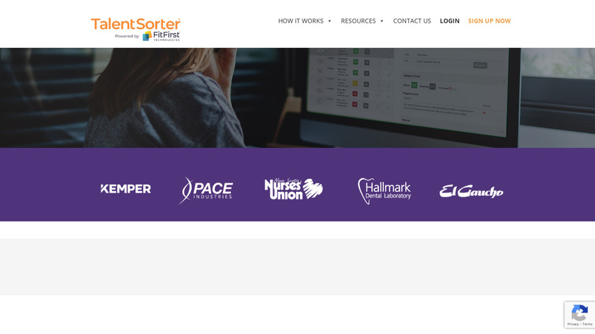 TalentSorter Landing Page