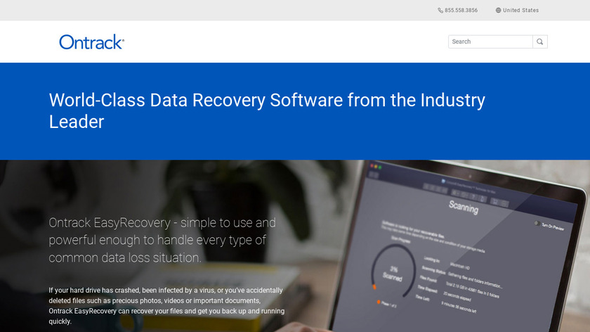 EasyRecovery Landing Page