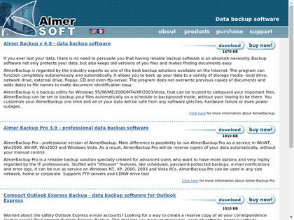 Almer Backup Pro v 3.9 image
