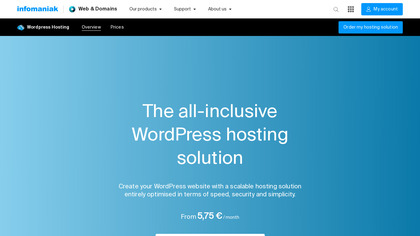Infomaniak WordPress Hosting image