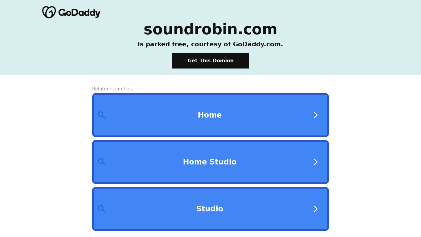 Soundrobin Landing page