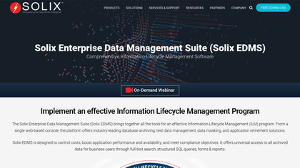 Solix Enterprise Data Management Suite image