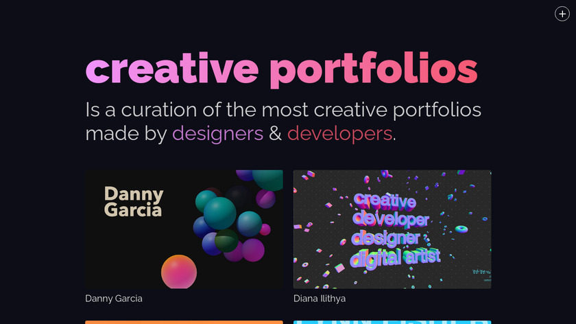 Creative Portfolios Landing Page
