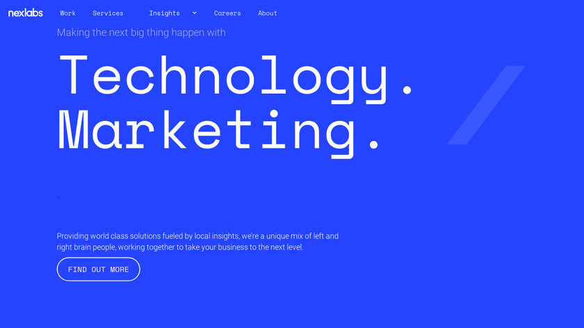 Nex Landing Page