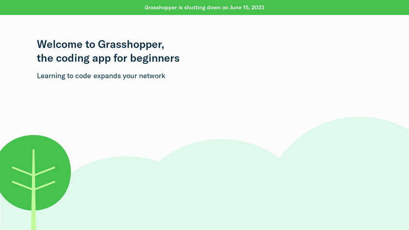 Grasshopper App Landing Page