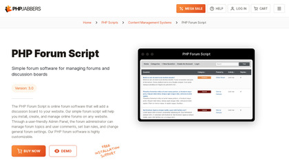 PHP Forum Script image