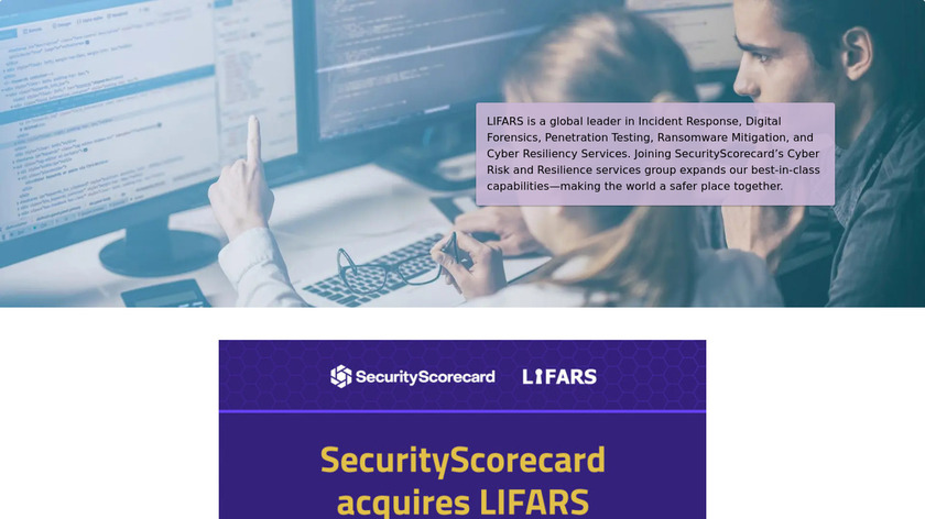 LIFARS Landing Page