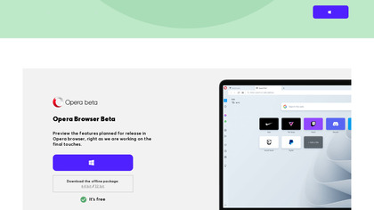 Opera Developer Browser image