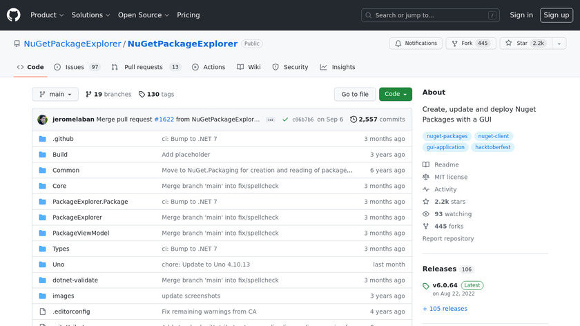 NuGetPackageExplorer Landing Page