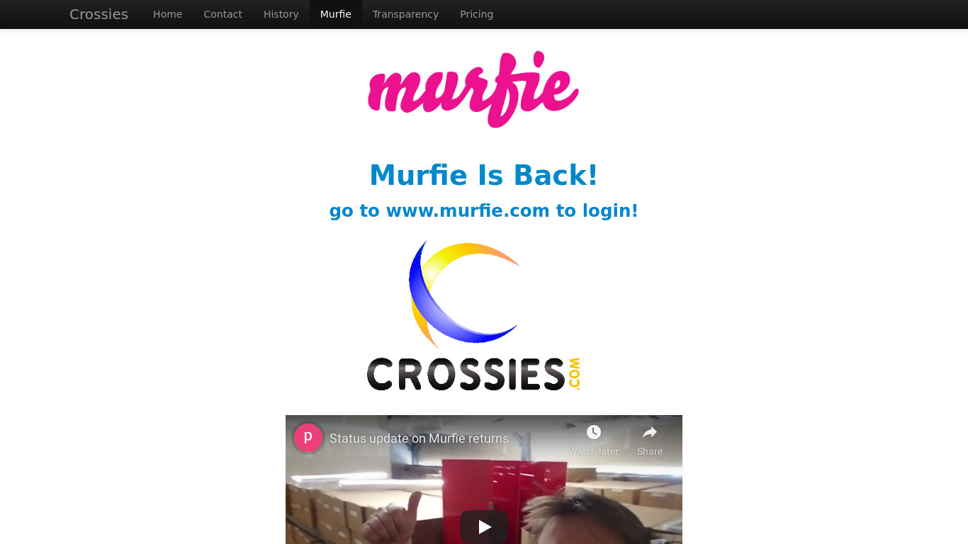 Murfie Landing page