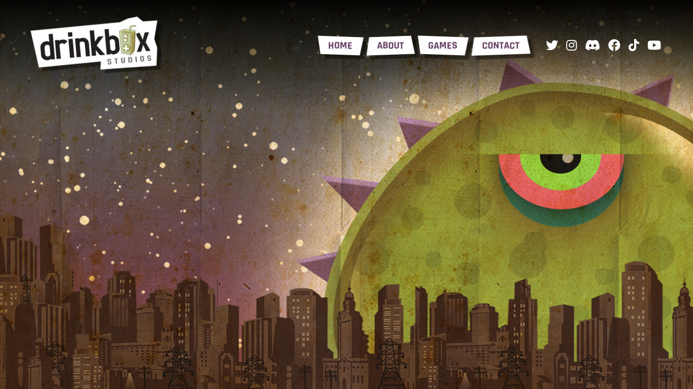 Mutant Blobs Attack Landing page