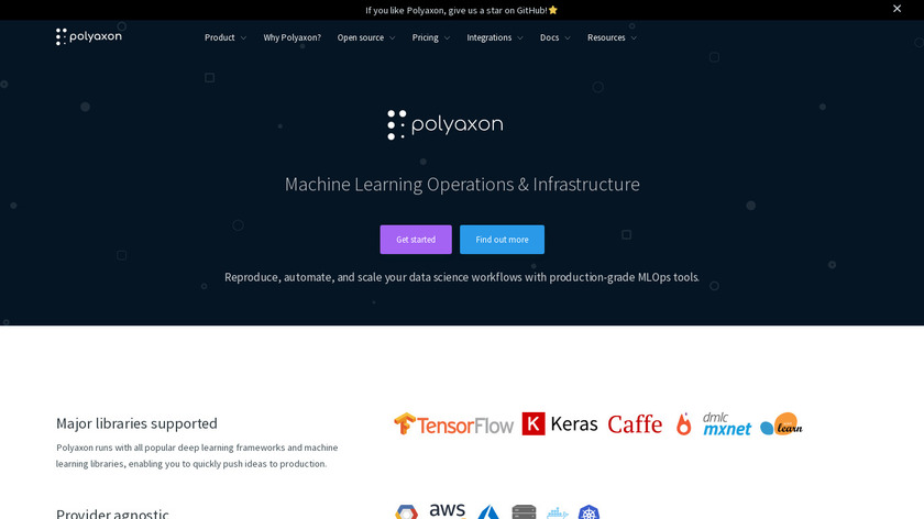 Polyaxon Landing Page