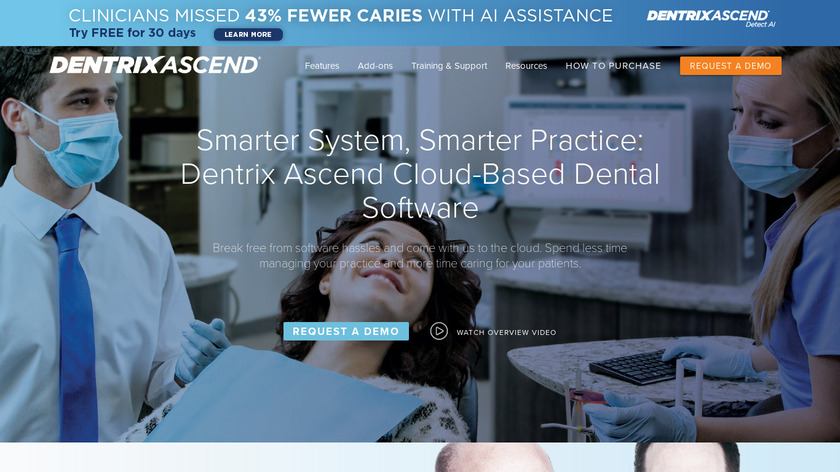 Dentrix Ascend Landing Page