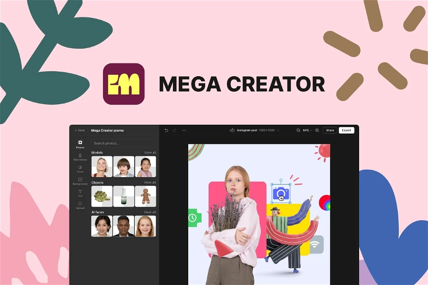 Mega Creator Landing page