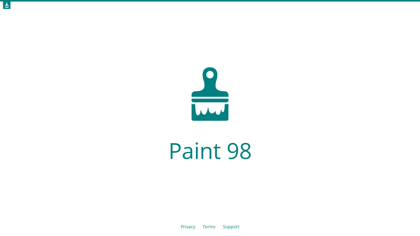 Paint 98 Landing page