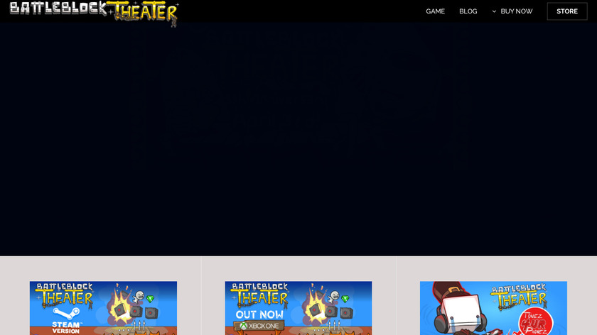 BattleBlock Theater Landing Page